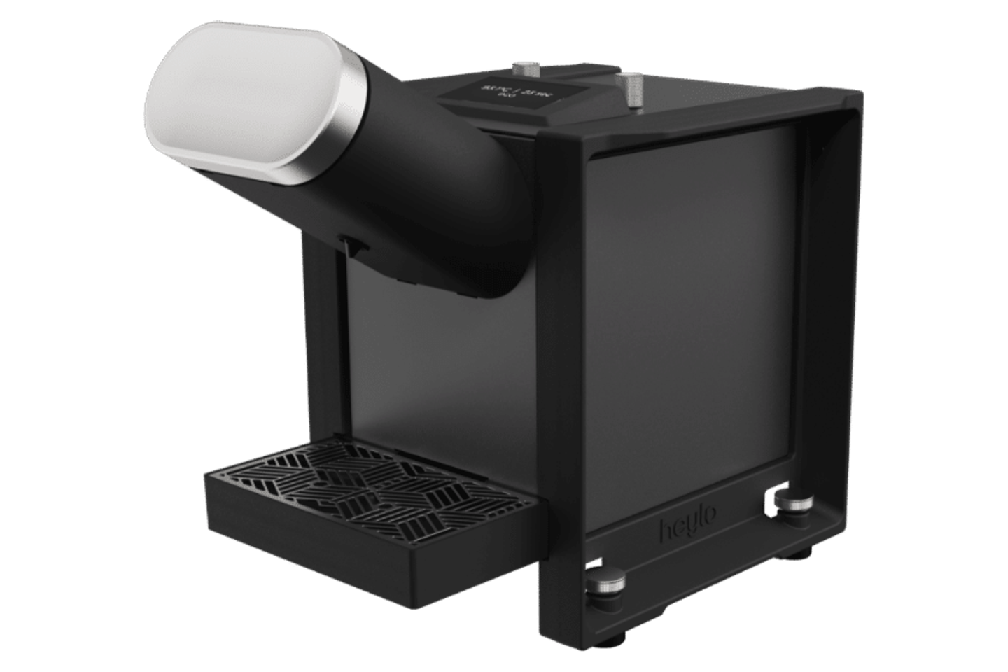 Heylo Milk Unit, three-quarter view